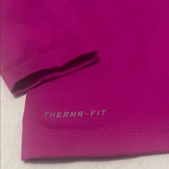 Nike Women's Pink and Black Short Sleeve Tee - Picture 2 of 5